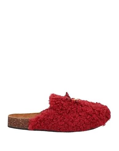 Brick red Mules and clogs