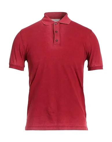 Brick red Piqué Polo shirt