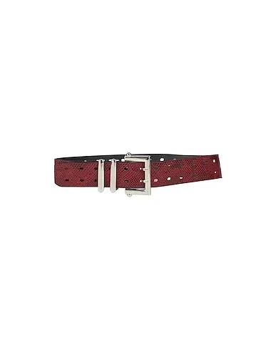Brick red Regular belt