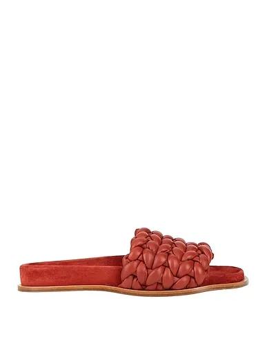 Brick red Sandals