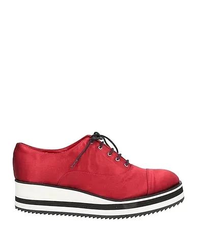 Brick red Satin Sneakers