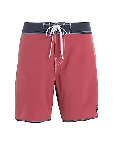 Brick red Swim shorts QS Boardshort Original Scallop 18
