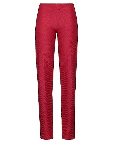 Brick red Synthetic fabric Casual pants