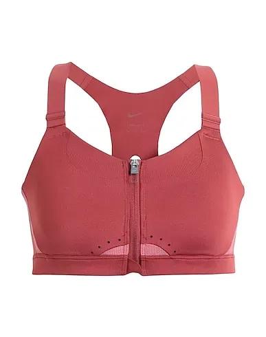 Brick red Synthetic fabric Crop top