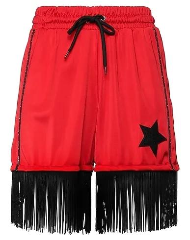 Brick red Synthetic fabric Shorts & Bermuda