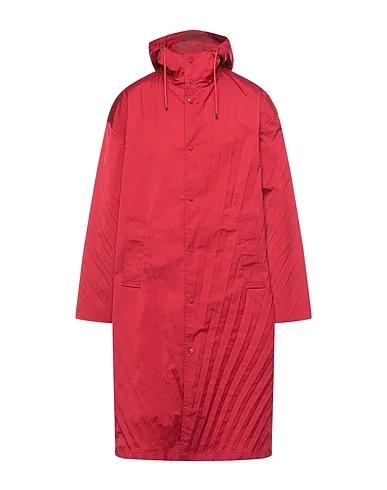 Brick red Techno fabric Full-length jacket