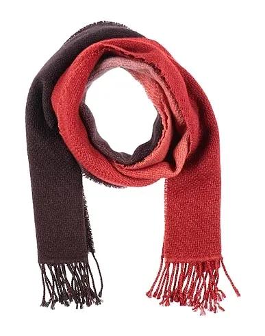 Brick red Tweed Scarves and foulards