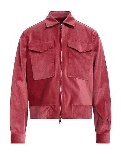 Brick red Velvet Jacket