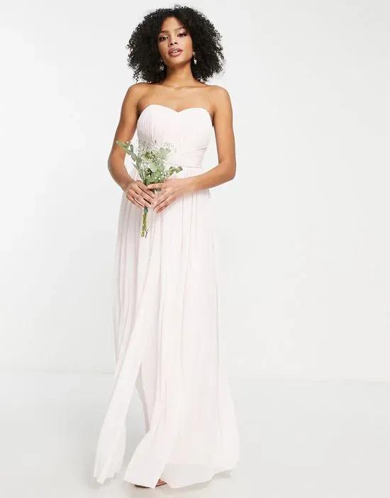 bridesmaid multiway maxi dress in pink