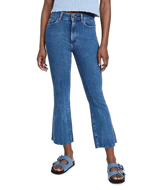 Bridget Boot High-Rise Crop Jeans in Keys