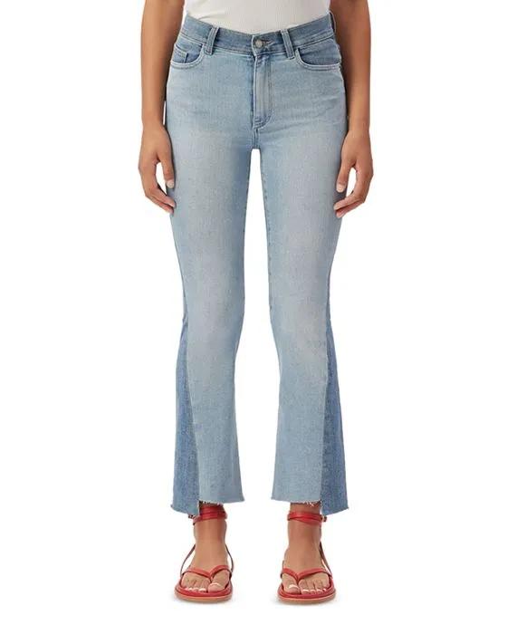 Bridget High Rise Bootcut Jeans in After Hour