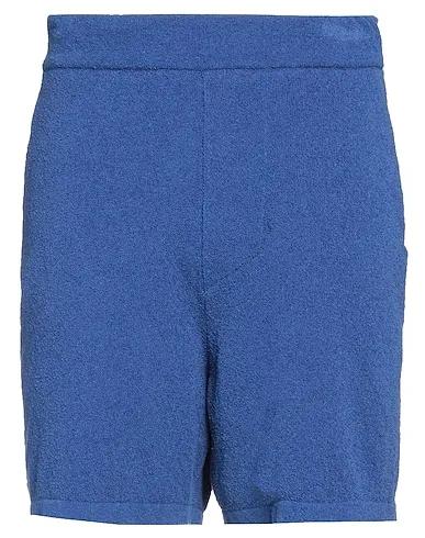 Bright blue Bouclé Shorts & Bermuda