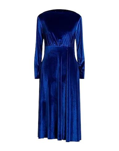 Bright blue Chenille Midi dress
