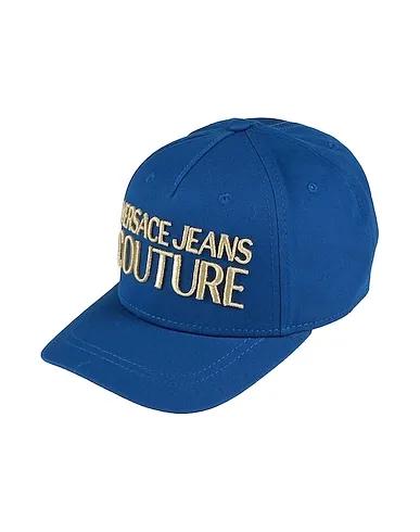 Bright blue Cotton twill Hat