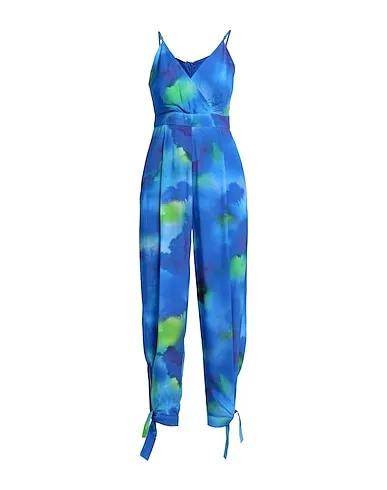 Bright blue Crêpe Jumpsuit/one piece