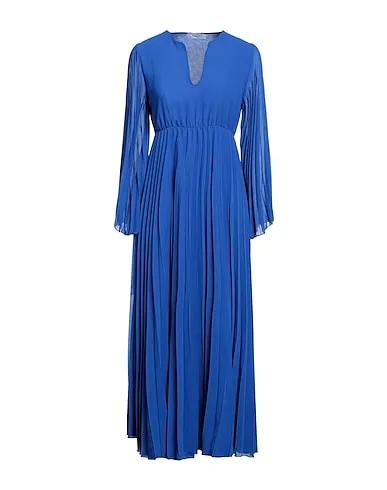 Bright blue Crêpe Long dress