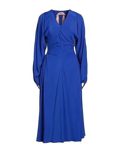 Bright blue Crêpe Midi dress