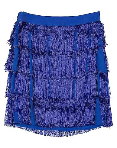 Bright blue Crêpe Mini skirt