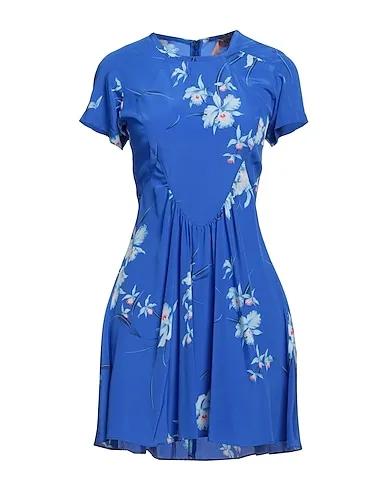 Bright blue Crêpe Short dress