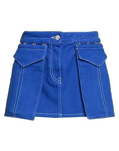 Bright blue Denim Mini skirt