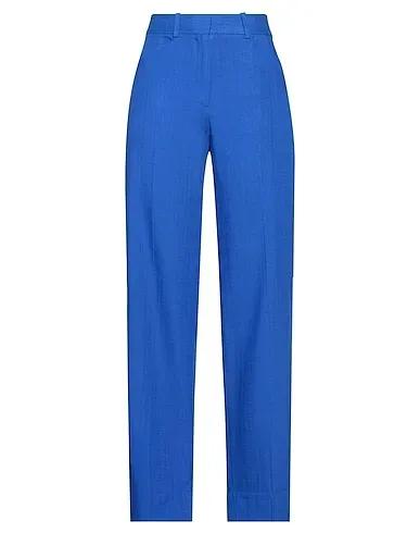 Bright blue Flannel Casual pants