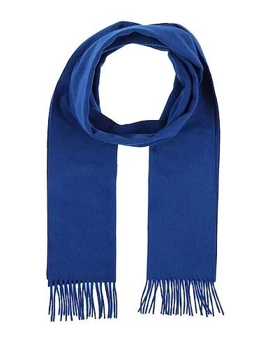 Bright blue Flannel Scarves and foulards