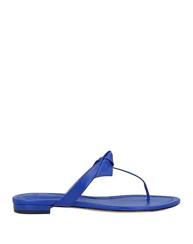 Bright blue Flip flops