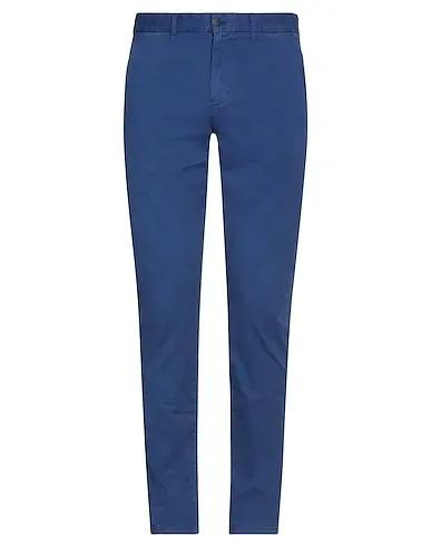 Bright blue Gabardine Casual pants