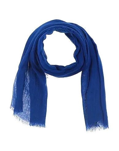 Bright blue Gauze Scarves and foulards
