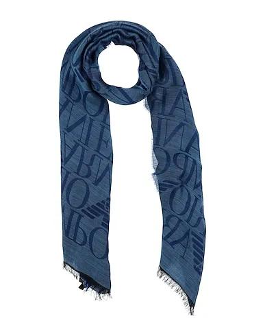 Bright blue Gauze Scarves and foulards