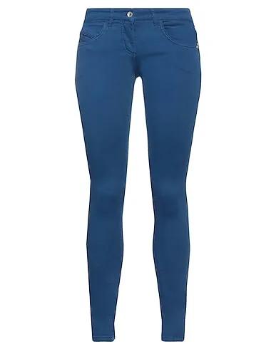 Bright blue Jersey Denim pants