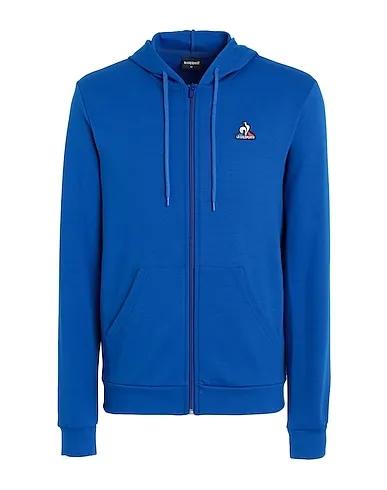 Bright blue Jersey Hooded sweatshirt ESS FZ Hoody N°3 
