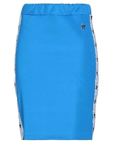 Bright blue Jersey Mini skirt