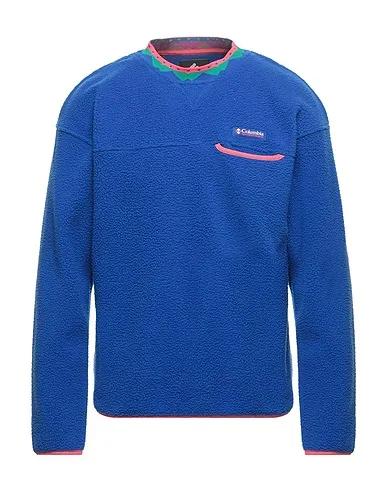 Bright blue Jersey Sweatshirt Wapitoo Fleece Pullover