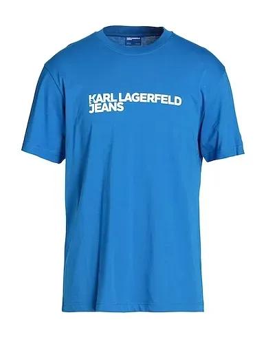 Bright blue Jersey T-shirt KLJ REGULAR SSLV TEE