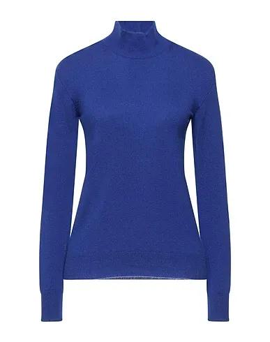 Bright blue Knitted Cashmere blend