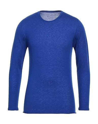 Bright blue Knitted Cashmere blend