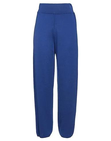 Bright blue Knitted Casual pants