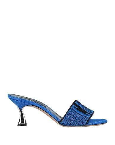 Bright blue Knitted Sandals