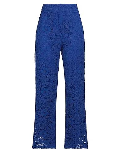 Bright blue Lace Casual pants