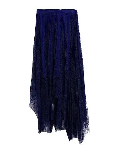 Bright blue Lace Maxi Skirts