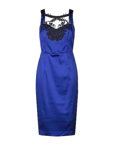 Bright blue Lace Midi dress