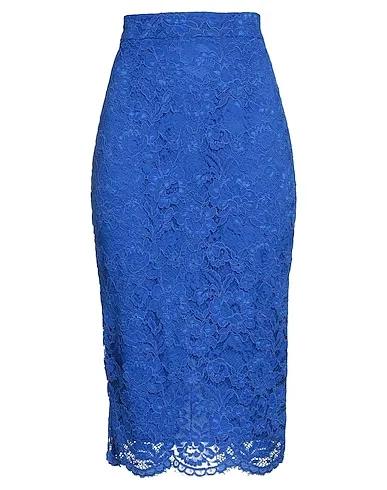 Bright blue Lace Midi skirt