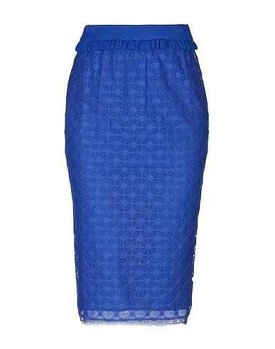 Bright blue Lace Midi skirt
