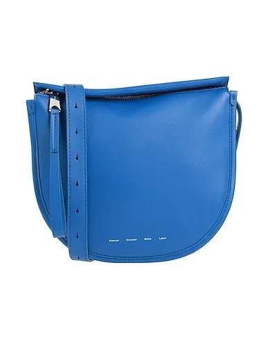 Bright blue Leather Cross-body bags