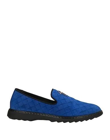 Bright blue Leather Loafers