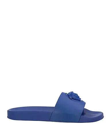 Bright blue Leather Sandals