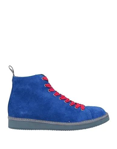 Bright blue Leather Sneakers