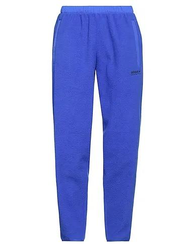 Bright blue Pile Casual pants