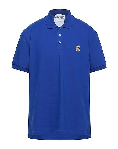 Bright blue Piqué Polo shirt